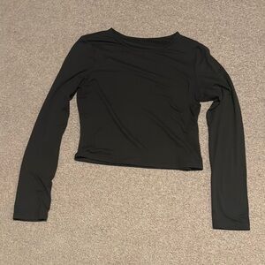 Elegant Black Long Sleeve Top